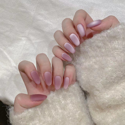 Velvet Pink Press-on Nails - Elegance Redefined.